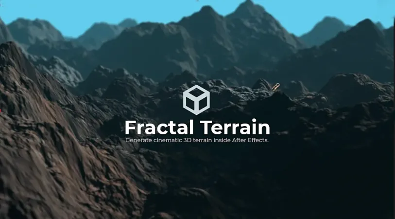 پلاگین افتر افکت Fractal Terrain v1.0 + آموزش