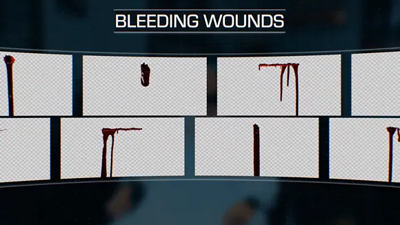 مجموعه فوتیج زخم های خونین Bleeding Wounds